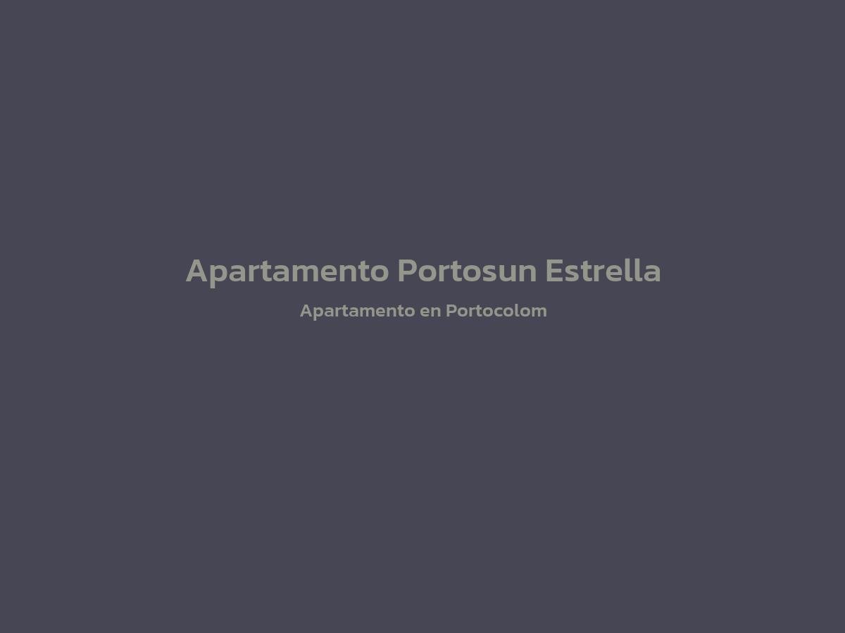 Vista principal de Apartamento Portosun Estrella