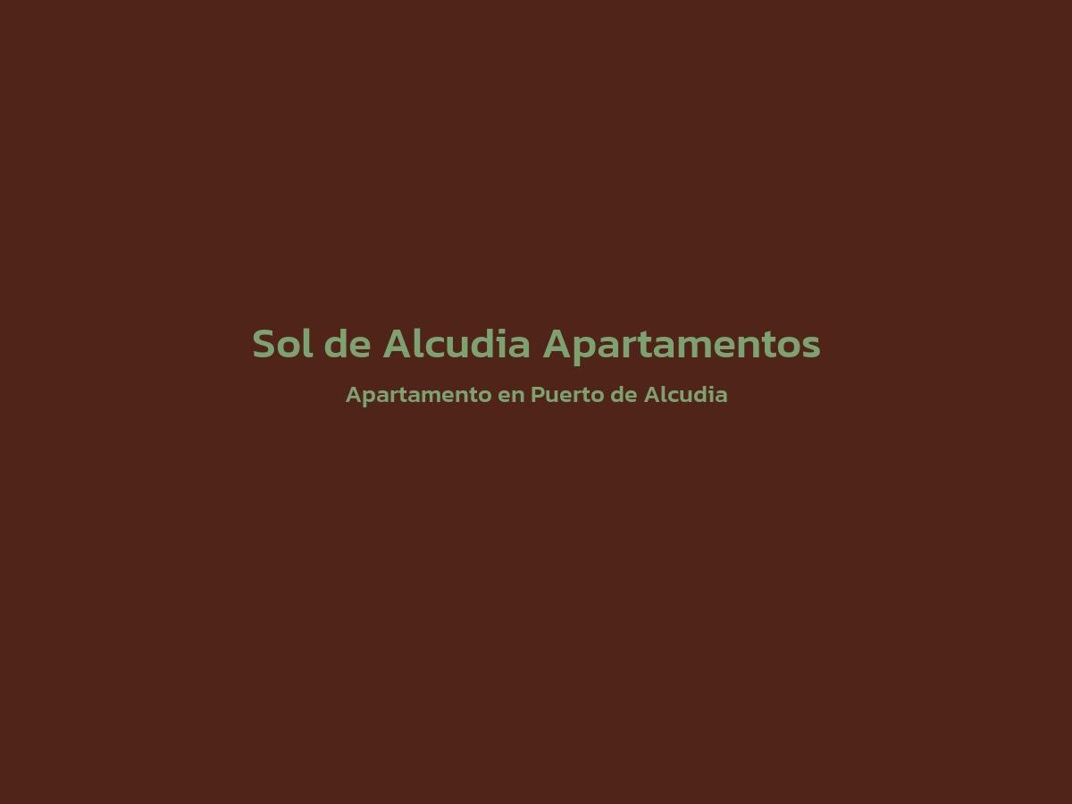 Vista principal de Sol de Alcudia Apartamentos