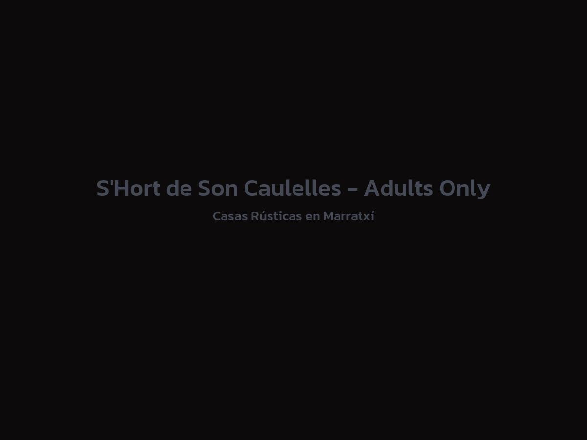 Vista principal de S'Hort de Son Caulelles - Adults Only