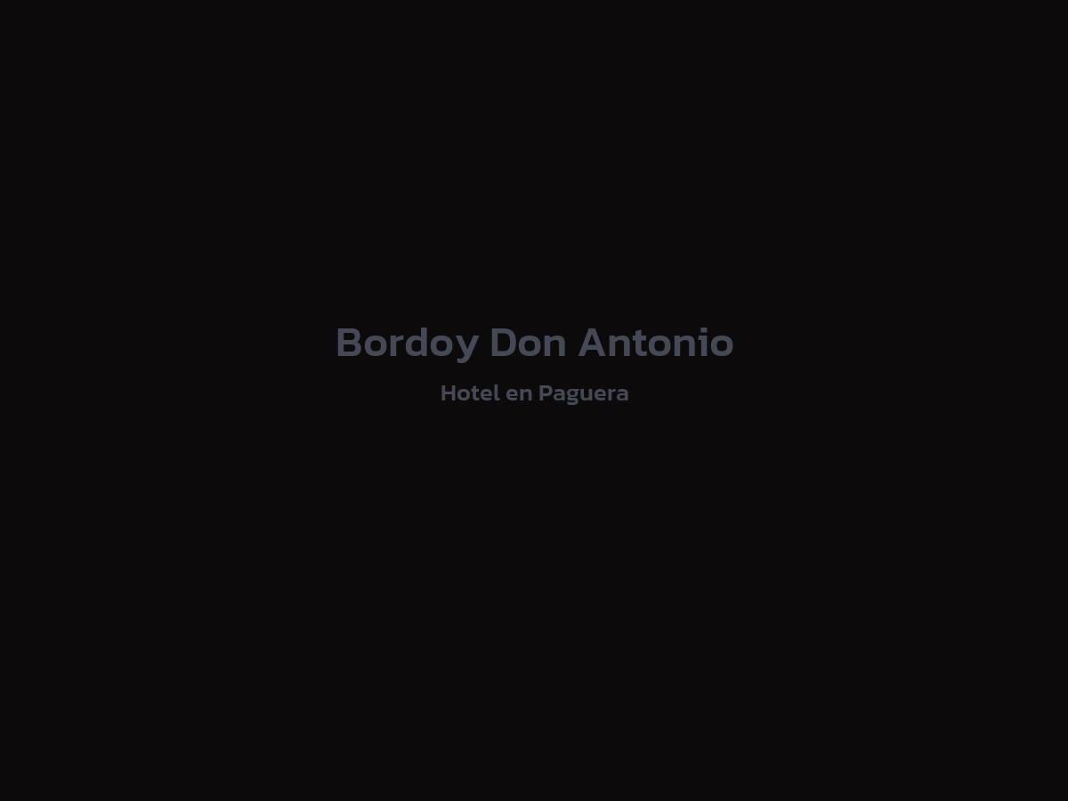 Vista principal de Bordoy Don Antonio