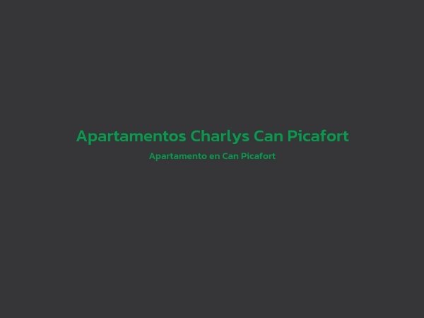 Apartamento - Apartamentos Charlys Can Picafort