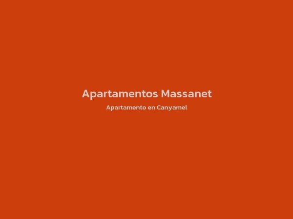 Apartamento - Apartamentos Massanet