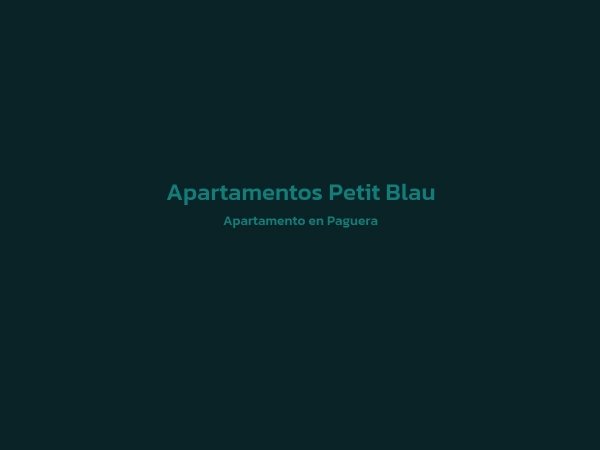 Apartamento - Apartamentos Petit Blau