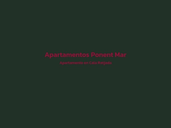 Apartamento - Apartamentos Ponent Mar