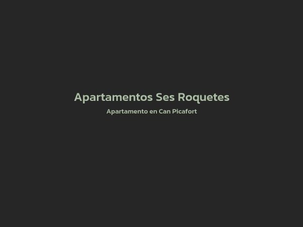 Apartamento - Apartamentos Ses Roquetes