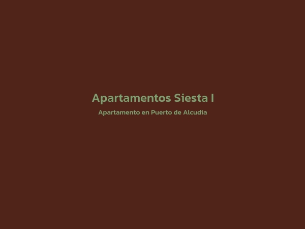 Apartamento - Apartamentos Siesta I