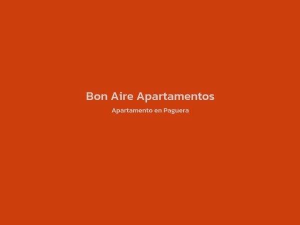 Apartamento - Bon Aire Apartamentos