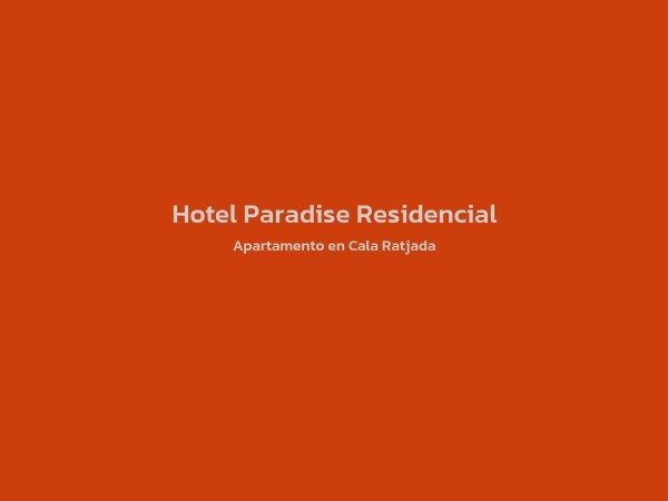 Apartamento - Hotel Paradise Residencial