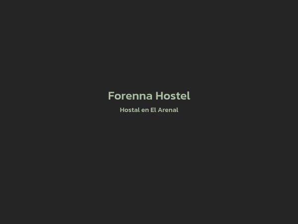 Hostal - Forenna Hostel