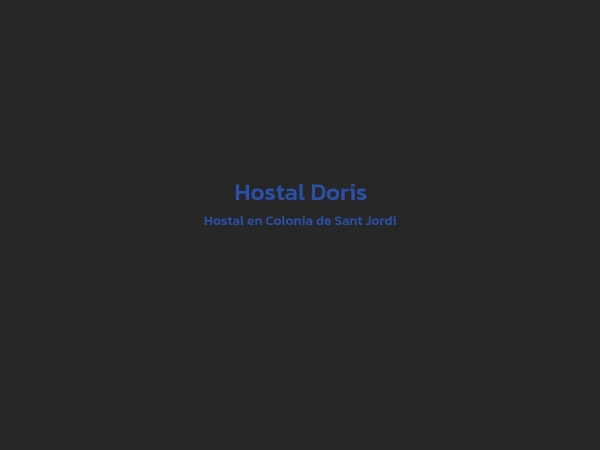 Hostal - Hostal Doris