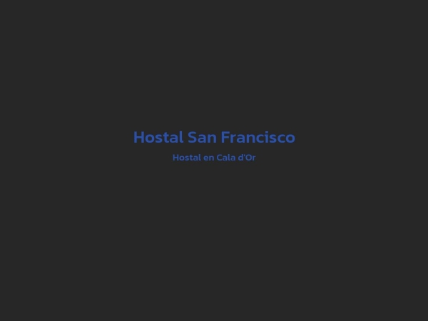 Hostal - Hostal San Francisco