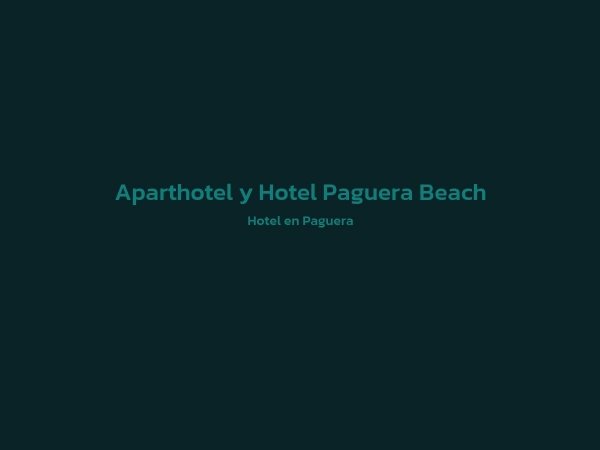 Hotel - Aparthotel y Hotel Paguera Beach