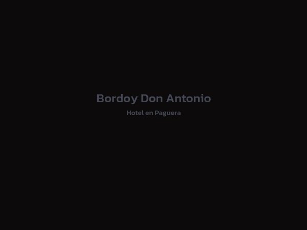 Hotel - Bordoy Don Antonio