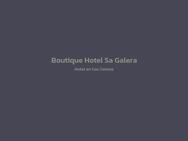 4 - Boutique Hotel Sa Galera