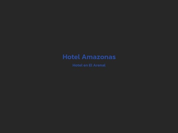 Hotel - Hotel Amazonas