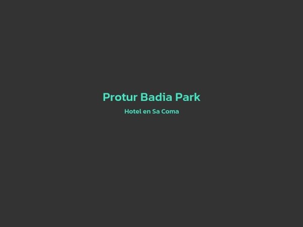 Hotel - Protur Badia Park