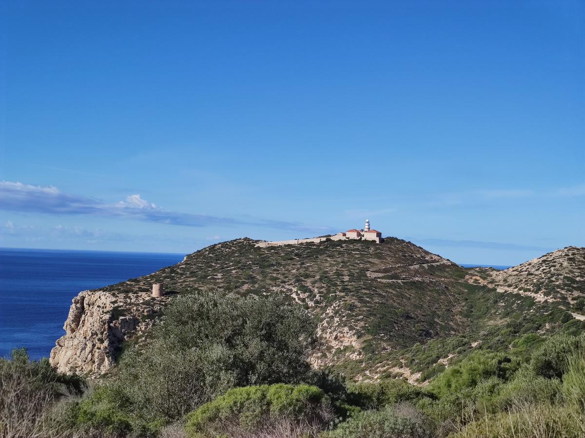 Vista principal de Faro de Llebeig
