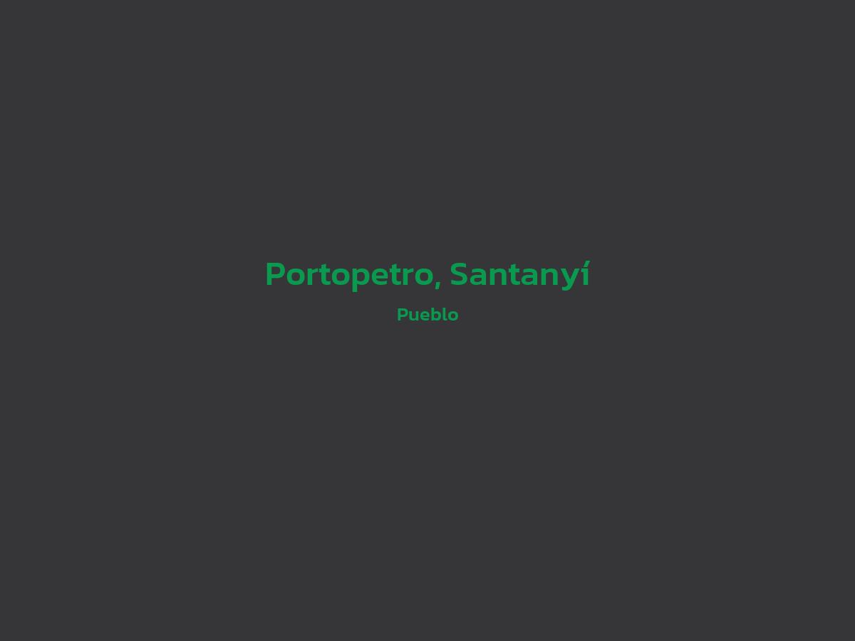 Vista principal de Portopetro, Santanyí