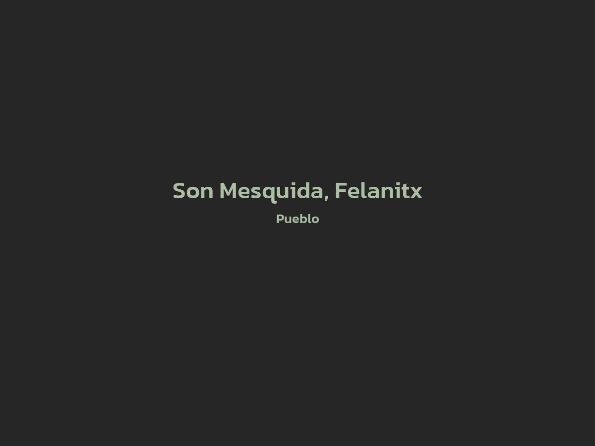 Vista principal de Son Mesquida, Felanitx